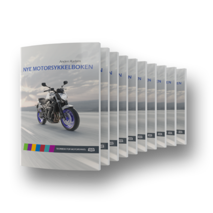 10 stk Nye Motorsykkelboken